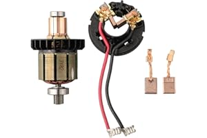 CashMuch Carbon Brush and Holder Set for Ddf482 Dhp482 - Reacement Part 619380-9/619583-5 (Cb440), 4Pcs Pack, Compatible with