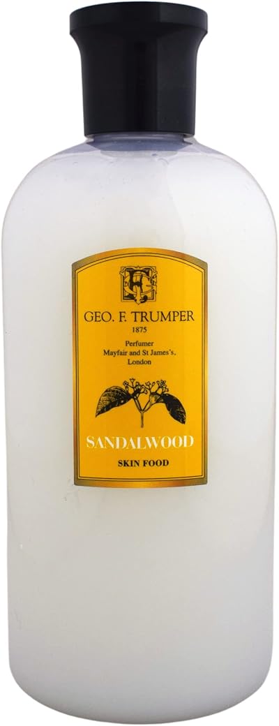 Geo F Trumper Sandalwood Skin Food Large Pre Post Shave Balm 100ml