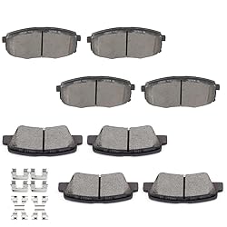 cciyu D1397 D1445 Front & Rear Brake Pads For Kia
