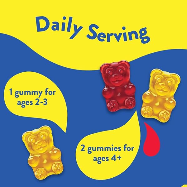 L’IL CRITTERS GUMMY VITES DAILY KIDS GUMMY MULTIVITAMINS ASSORTED FRUIT FLAVORS FOR AGES 2+ TODDLERS & KIDS, GUMMY VITAMIN WITH VITAMIN C AND D, 95-190 DAY SUPPLY, 190 GUMMIES