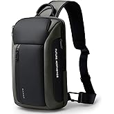 BANGE Men's Crossbody Backpack - Waterproof Shoulder Bag for Travel, Hiking & Daily Commute