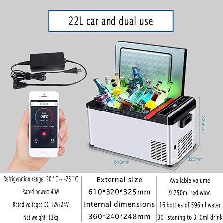 YIWANGO Portátil Refrigerador BAJO Consumo Eficiente Y Silencioso ...