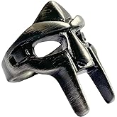 Arcutina Doom Mask Rings Gothic Punk Stainless Steel Ring Vintage Viking Rings for Men