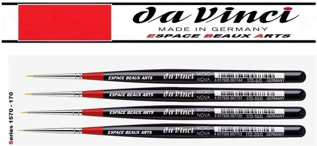 Da Vinci Series 1570 Serie170 Micro Nova Round Synthetic Brush - Image 4