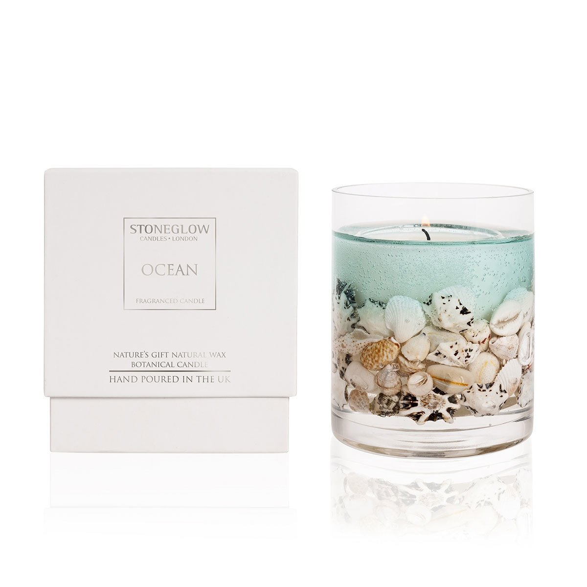 Stoneglow Candle Natures Gift Ocean Gel Candle