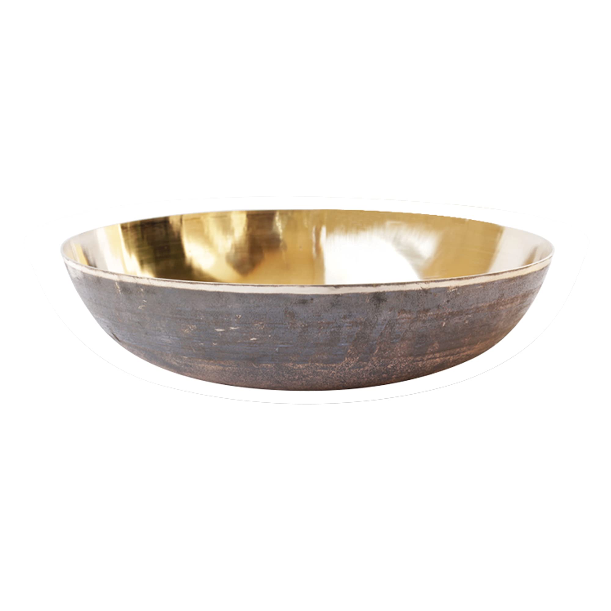 De Kulture Handmade Bronze Kansa Bowl for Biryani, Ramen, Noodle, Macaroni, Spaghetti and Pasta, Ideal for Serving & Dining Table Decoration, 7.5 x 2.25 (DH) Inches 800 ML