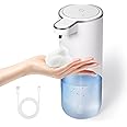 XINKORA Automatic Foaming Soap Dispenser, Touchless Foam Soap Dispenser 4-Level Adjustable Electric, Auto Bathroom Hand Soap Dispenser, 13.5oz/400ml, Wall Mounted, Rechargeable