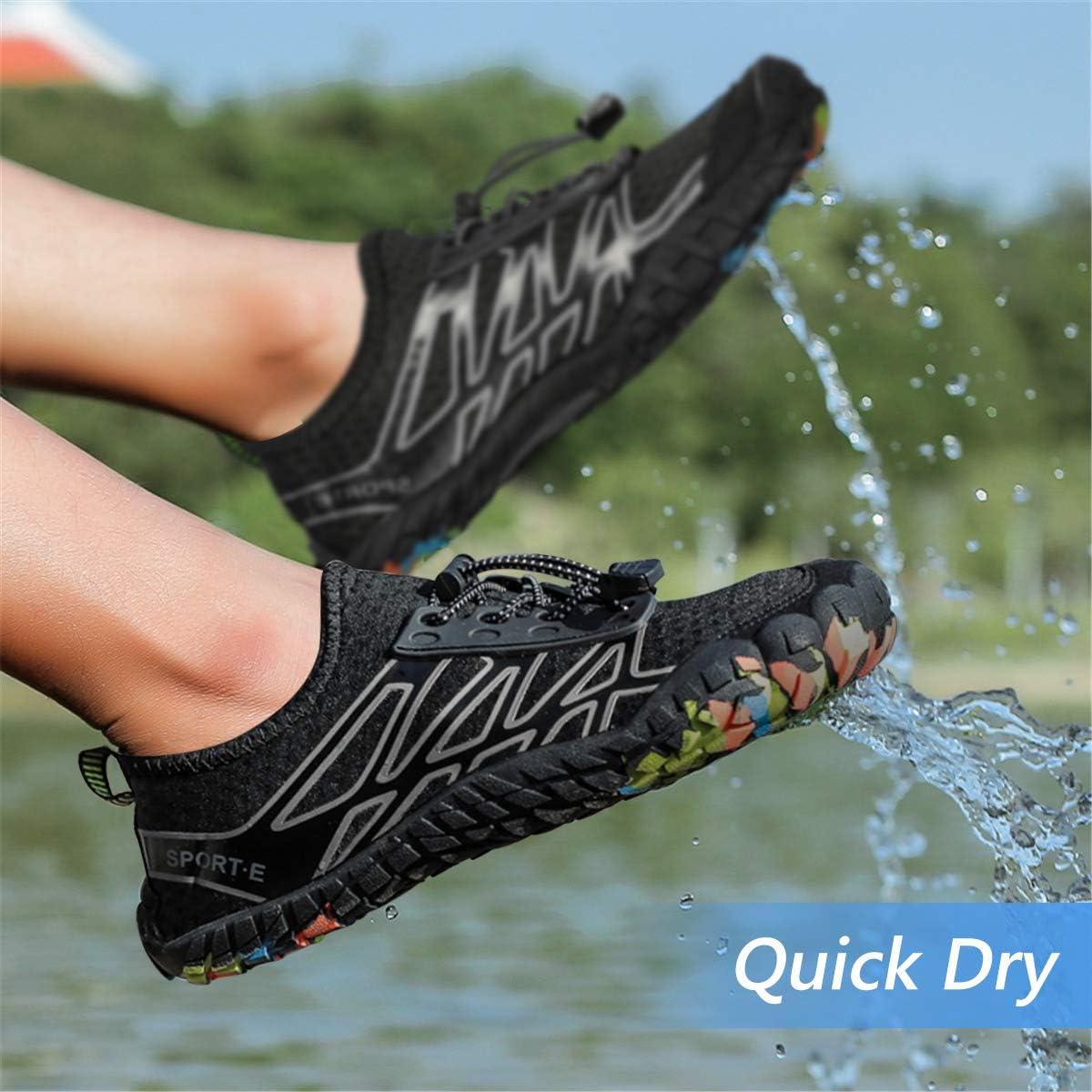 Barefoot QuickDry Aqua Water Sports Shoes for Surf Yoga Swim Boating