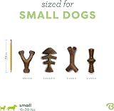 Benebone Four Pack Small Dog Chews Wishbone Fishbone Zaggler Maple Stick view 4