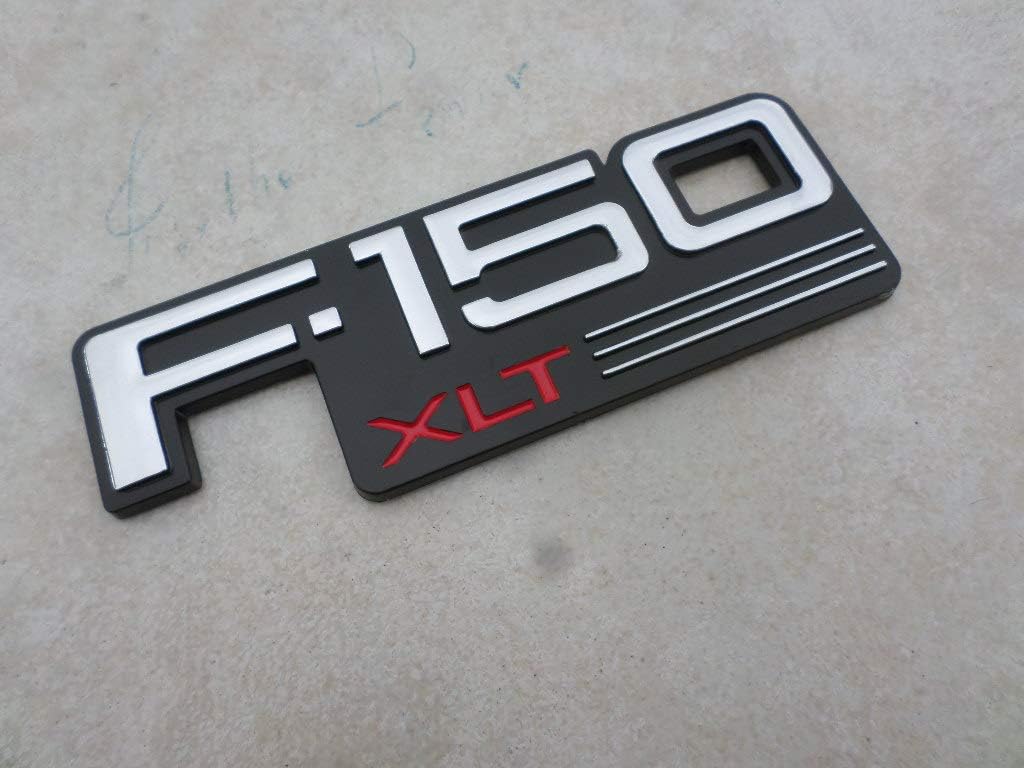 Auto Parts and Vehicles Car & Truck Emblems Black Red F150 XLT for F
