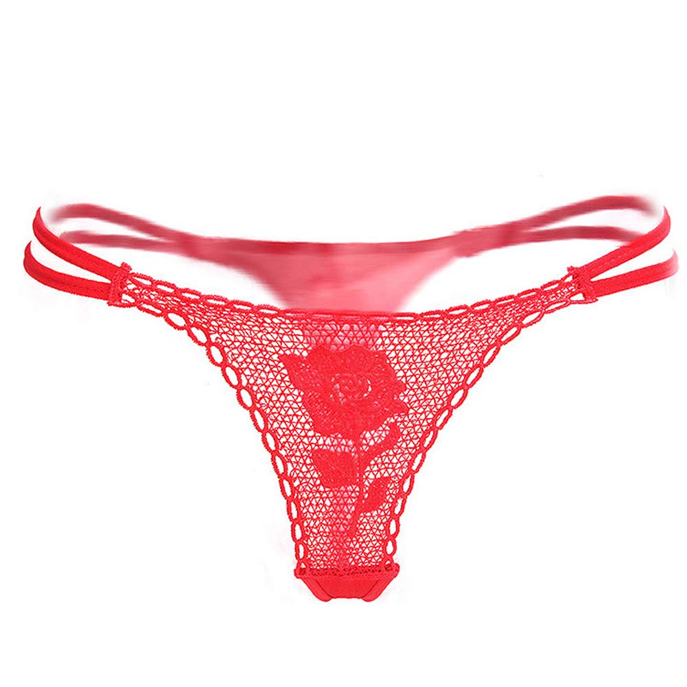 l\'aise vie Sexy Women\'s G-String T-Back Panty for Any Occasion (Rose, 1)