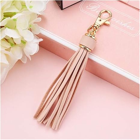 Amazon Co Jp キーチェーンタッセルキーチェーン女性かわいいタッセルキーホルダーバッグアクセサリーpuレザータッセルカーキーホルダーフリンジジュエリー カラー 4 Color 10 ホーム キッチン