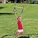 Startostar Adjustable Wooden Trapeze Swing Bar with Plastic Gym Rings, Heavy Duty Adjustable straps Holds up to 264 lbs, Indoor Outdoor Playground Set for Kids