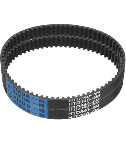 Courroie De Distribution 106XL 031 - 53 Dents, 7.9mm Largeur - Caoutchouc Noir - Pièce Détachée - 4