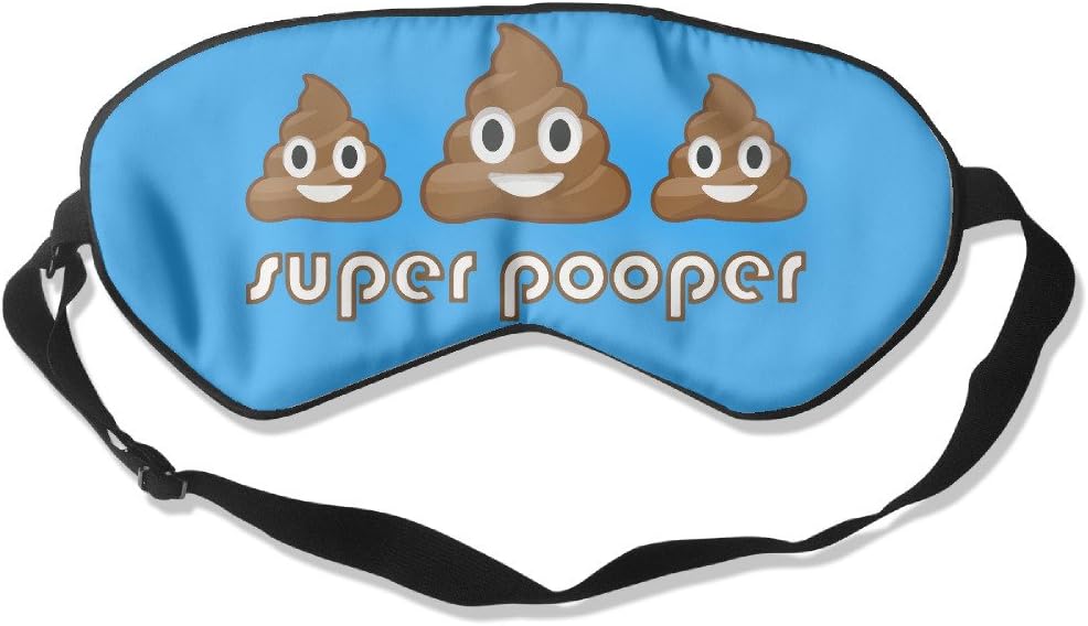 Poop Emoji Super Pooper Eye Mask Cover Shade Blindfold Sleeping Mask