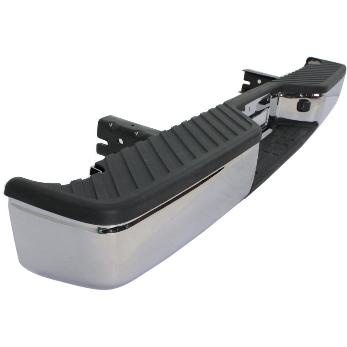 Chrome MBI AUTO NI1103109 Steel Rear Bumper Assembly for 20042014