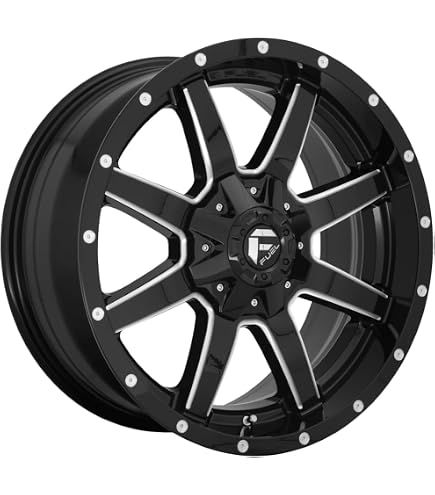 Amazon.com: Fuel Offroad D567 Lethal 20x9 8x180 +20mm Black/Milled
