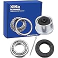 XiKe 1 Set Fits for 25mm Axles Trailer Wheel Hub Bearings Kit, 30205 Bearings and Seal TC 30x52x10mm, Rotary Quiet High Speed and Durable for Tapered Roller Bearings.