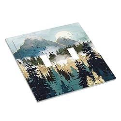Sghxwp Boho Mountain Forest Abstract Sunset Sunrise