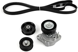 Tykick Idler Pulley and Belt Tensioner Kit Serpentine Belt Kit for Mercedes-Benz C300 C350 CLK350 E350 GL450 GLK350 ML350 S550 SL550 SLK350 2005-2011 Replaces 2722021419，2722021019，2722000270，6PK2404