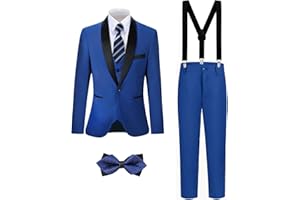 ACAMZ Suit for Boys Formal Toddler Kids Suits Tuxedo Slim Fit Dress Set for Boy Wedding Outfit