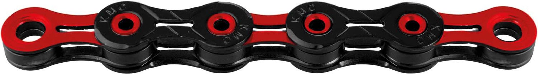 KMC X10-SL DLC 10 Speed Chain, Black/Red, 116 Link