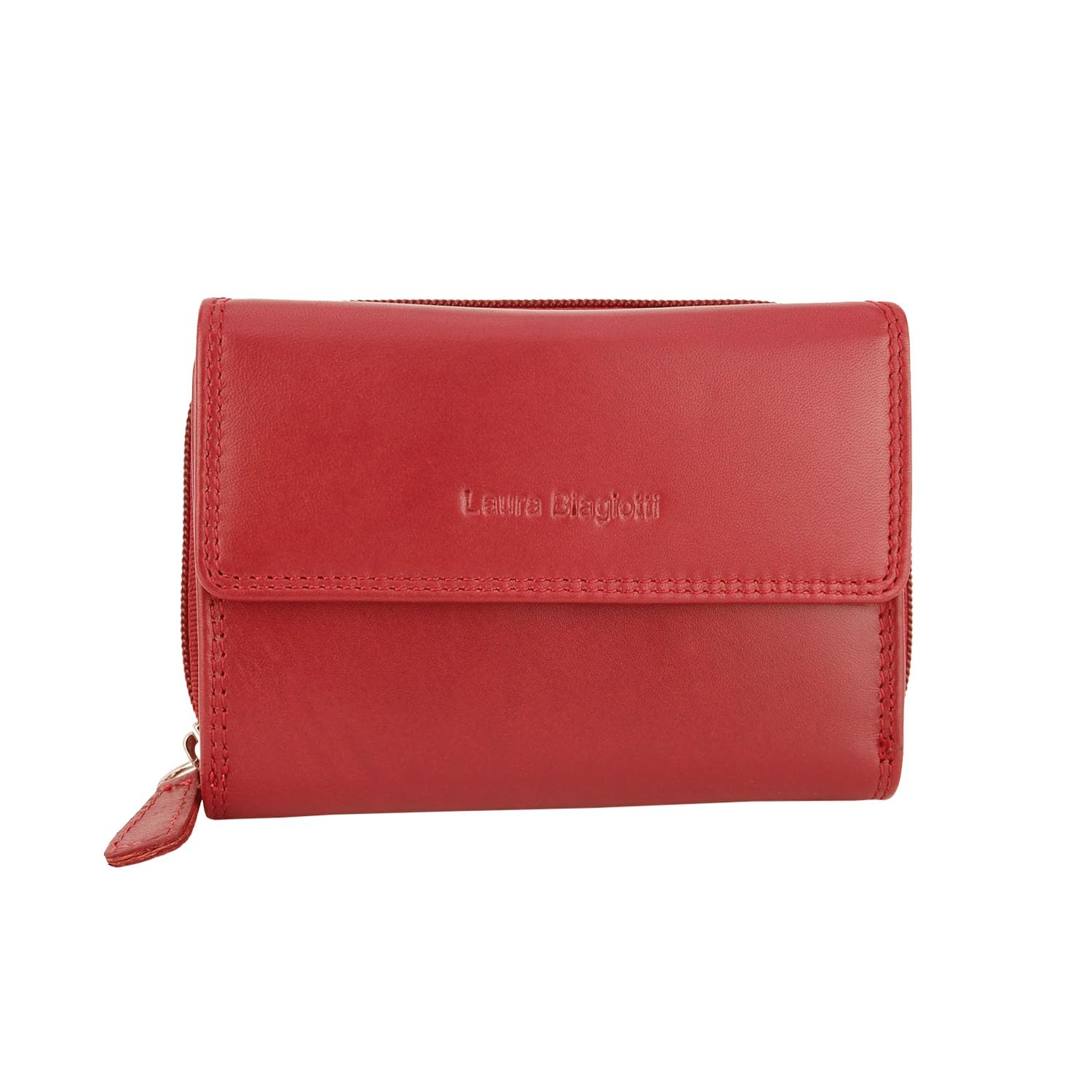 Laura Biagiotti Women's Genuine Leather Wallet, Spacious with Gift Box