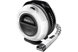 petaboo Cordless Dog Grooming Vacuum, Pet Grooming Kit with Clippers Nail Grinder,Low Noise,Dog Vacuum for Shedding Grooming for Home Outdoor Car (Black5-IN-1)