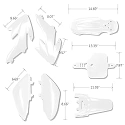 JIAXIMAN CRF50 Plastics Kit Pit Bike Parts Fairings