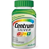 Centrum Silver Adult Multivitamin / Multimineral Supplement Tablet, Vitamin D3, Age 50+ (220 Count)