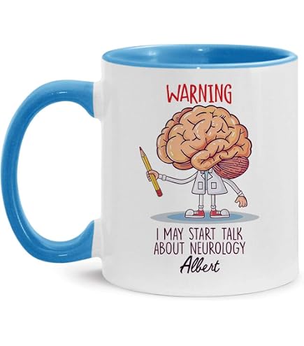 Lustige Kaffeetasse Mit Brainwave-Motiv – Neurowissenschaften Design Für Kaffee-Liebhaber