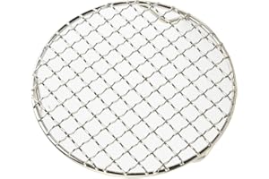 Round 201 Stainless Steel Cooling Rack with Thick Wire Border and Stable Legs for Baking, Grilling, Roasting, Drying, and Ove