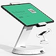 Bouncepad Eddy Tablet & iPad POS Stand | iPad Stand for Business | Compatible with Most 7-13" Tablets | Strong Aluminium iPad Kiosk Stand | iPad Table Mount Tablet Kiosk | iPad Register Stand | White