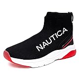 Nautica Kids Youth High-Top Sock Slip-On Tennis