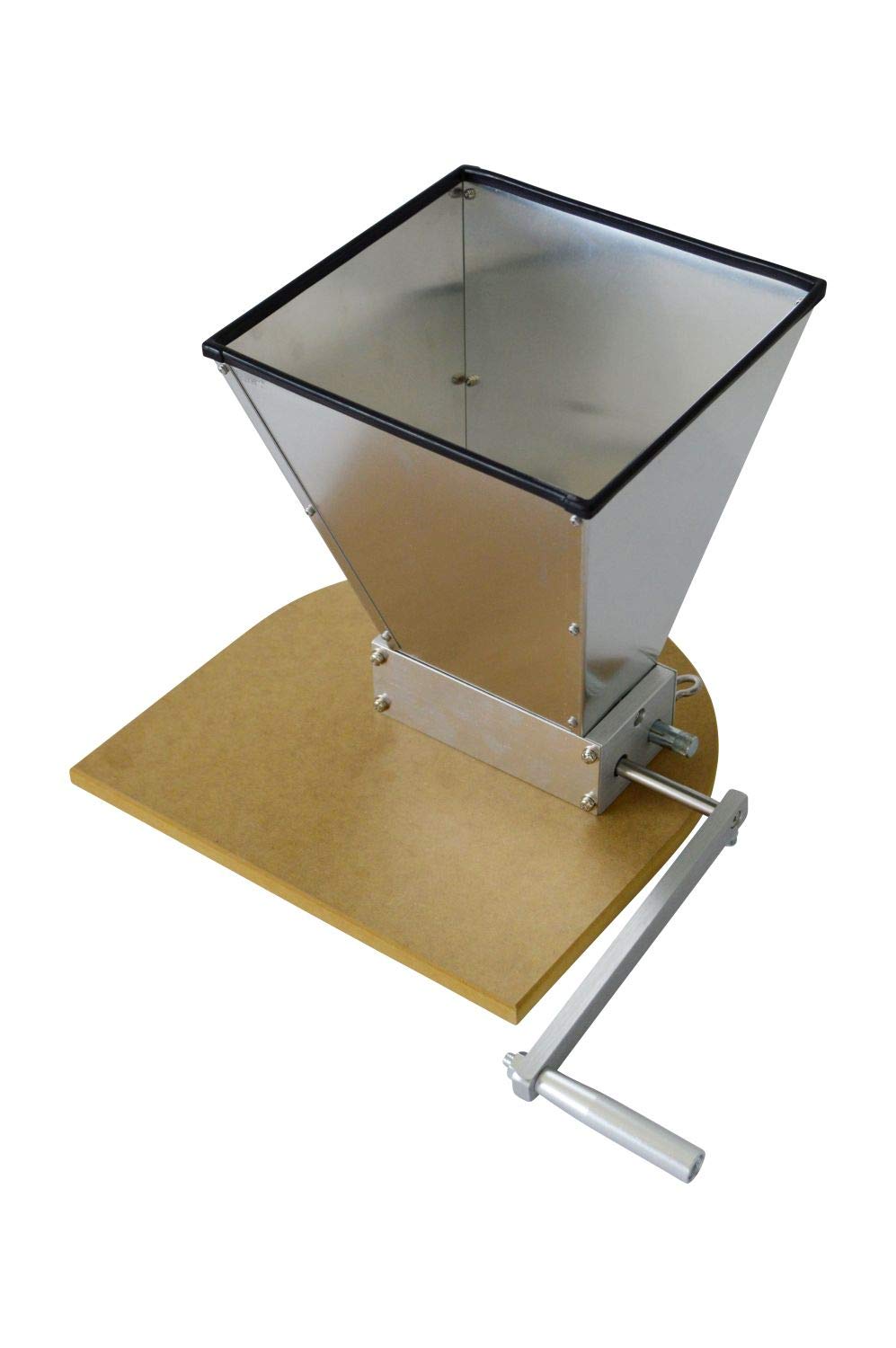 Malt mill with adjustable rollers