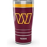 Tervis Traveler NFL Washington Commanders - MVP Triple Insulated Tumbler Travel Cup Keeps Drinks Cold & Hot, 20oz, Stainless Steel