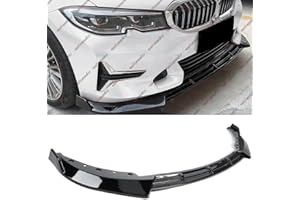 WheelX Front Lip Compatible with BMW G20 Base 2019-2022, V Style Duckbill Spoiler, Fits for 320e 320i 330i,Bumper Air Dam Lower Chin Spoiler Splitter, Protection Body (Glossy Black)