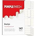 Daolyo Large Acne Pimple Patches for Face, 6 Sizes 142 Counts XL Hydrocolloid Patches for Face, Forehead, Chin, Nose, Body, Neck & Chest(Round, Oval, Moon, Square)