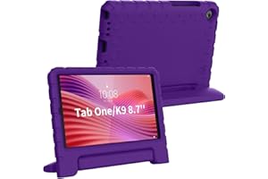 BILLSGOVA for Lenovo Tab One Case/Lenovo Tab K9 (TB305FU) 8.7 Inch 2025 with Handle Stand, Kids Shockproof Durable Protective