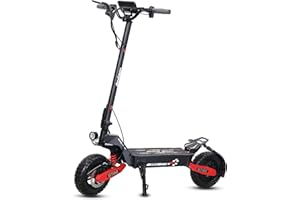 1200W Electric Scooter for Adults, 31 MPH & 18.6 Miles Long Range, 11" Off-Road Tires, Foldable Commuter Scooter with Dual Br
