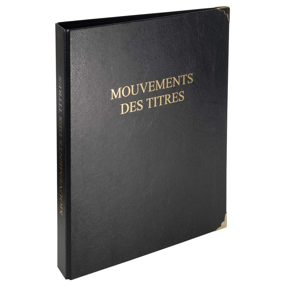 Exacompta 32x26cm Security Log Book Ring Binder with 100 printed refill sheets (French)