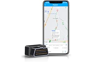LNCOON GPS Tracker for Vehicles OBD 4G LTE Car Locator Unlimited Distance, Real-Time Speed and Mileage Locator, Geo-Fencing, Accident Alerts, Hidden Tracking Devices for Cars Asset or Fleet
