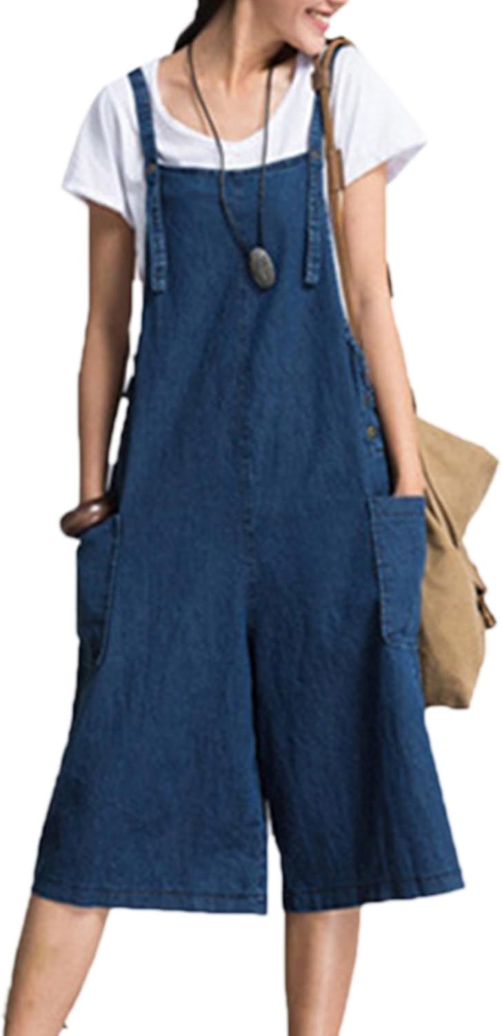 plus size denim romper dress