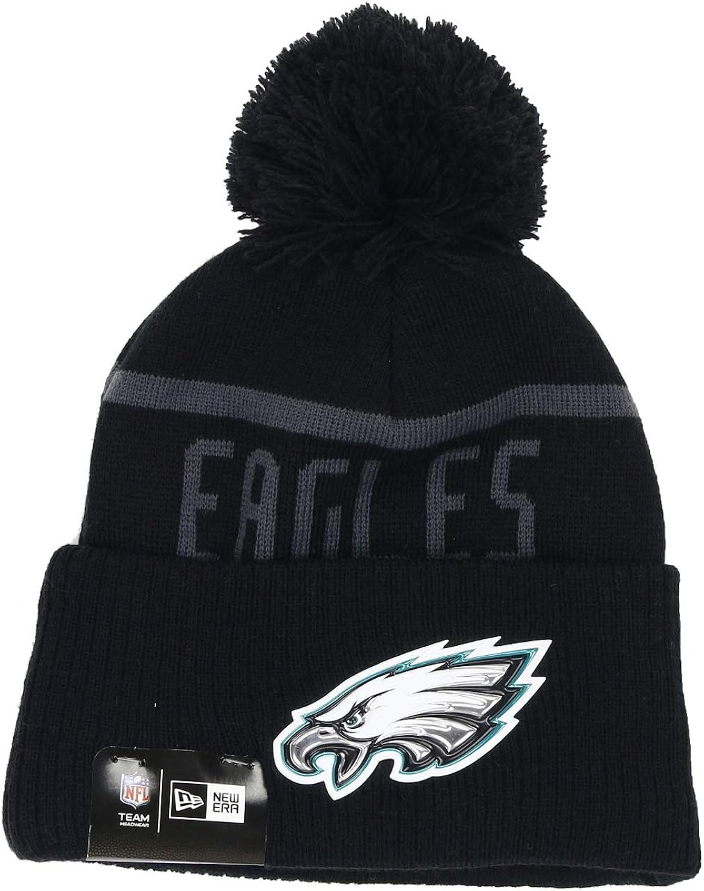 New Era Philadelphia Eagles Beanie Black Collection Black