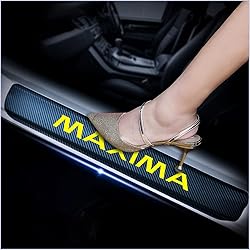 kaiweiqin 4Pcs Car Door Sill Scuff Plate Cover for
