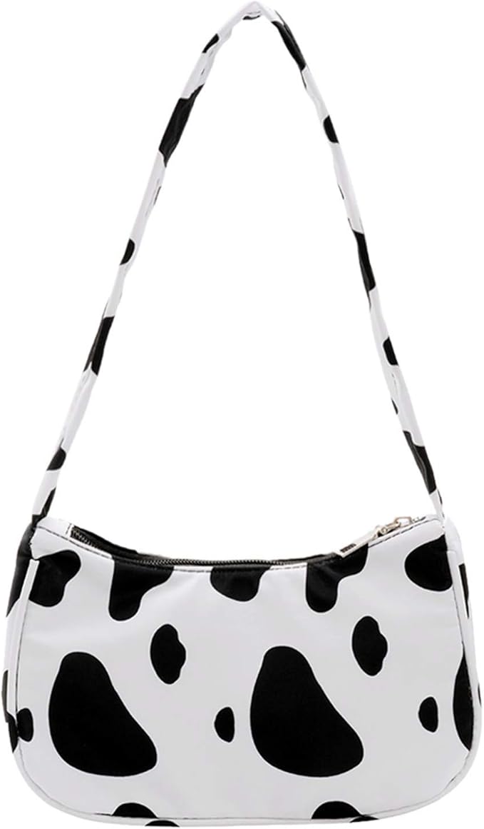 ZGMYC Women Cow Print Shoulder Bag Clutch Purse Fashion