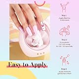 Beetles Gel Polish Unicorn Pastel Colors Set 6 Shades Pink Purple Blue Yellow view 6