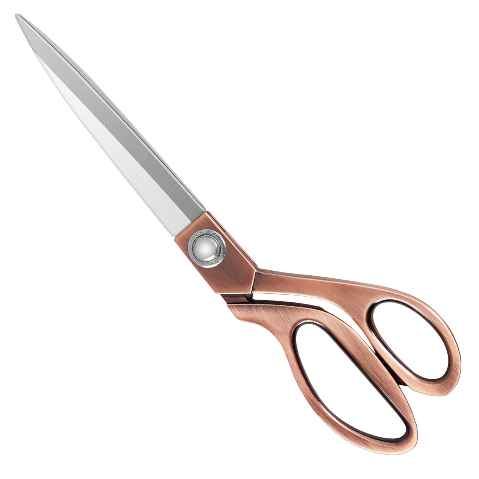 KUONIIY Heavy Duty Sewing Scissors 10 inch - Professional Stainless Steel Copper Tailor Scissor Shears for Fabric Leather Dressmaking Tailoring Artists Students Dressmakers