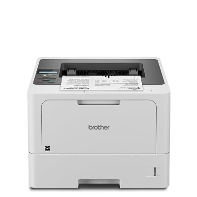 Brother HL-L5210DN Business Monochrome Laser Printer with Duplex Printing, Versatile Paper Handling, Mobile Printing, and Gigabit Ethernet Networking, Works with Alexa