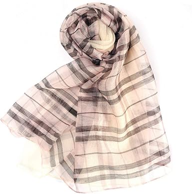 Chanel Vintage - Plaid Cashmere Silk Scarf - Brown Beige - Cashmere and Silk  Foulard - Luxury High Quality - Avvenice